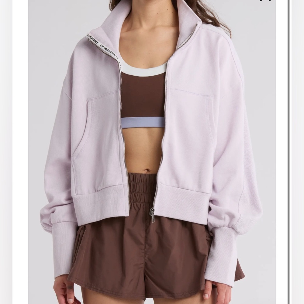 NWT FP Movement High Jump Oversize Zip-Up Jacket